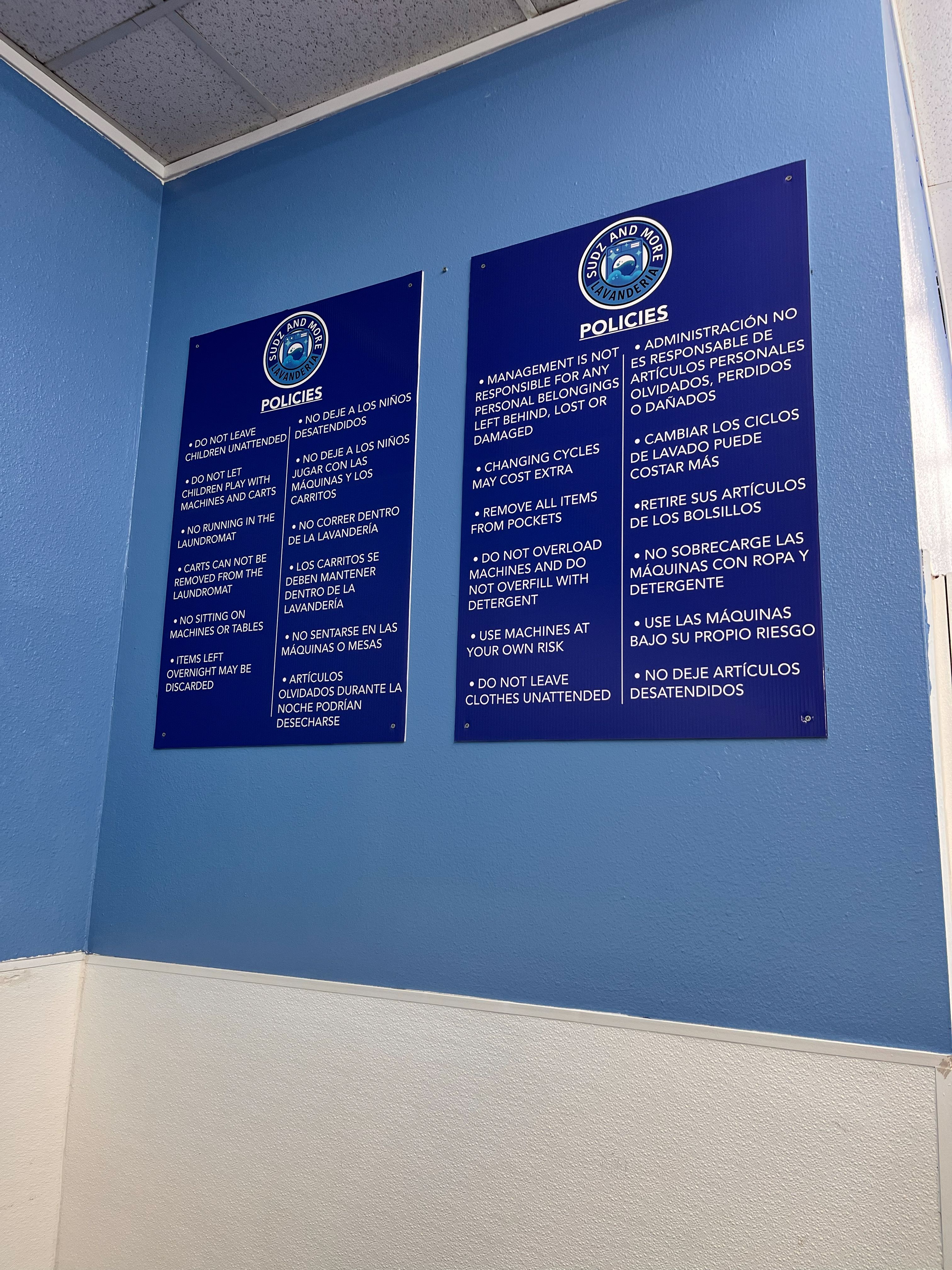 Sudz & More Policies