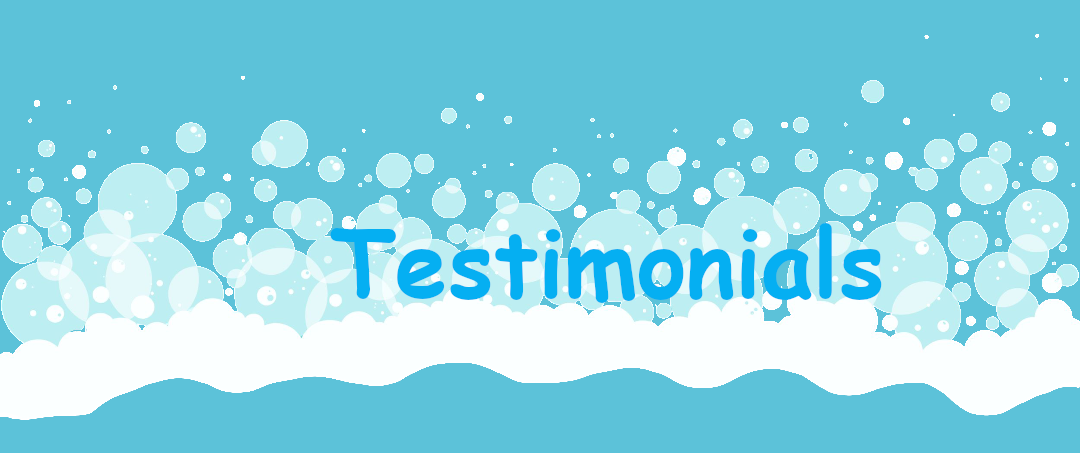Testimonials Baby Blue Bubbles Shutterstock 2455562771